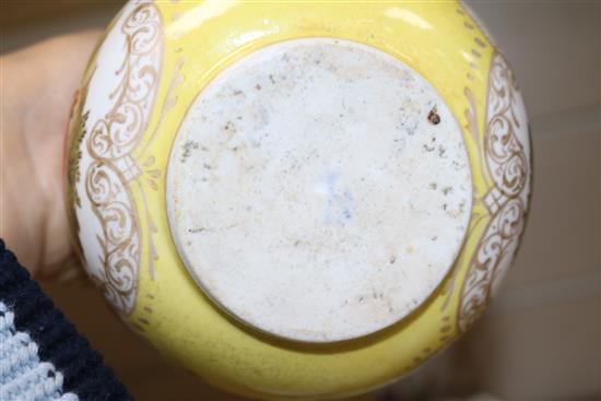 A Meissen coffee set coffee pot (missing lid) 14cm